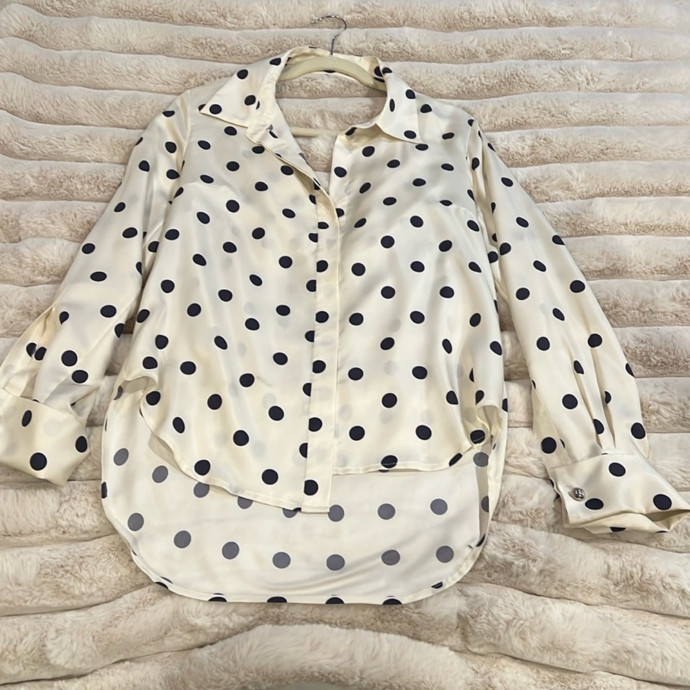 Monse polka dot shirt size 6